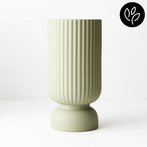 Ronis Vase Becca Pistachio 30cmhx15cmd