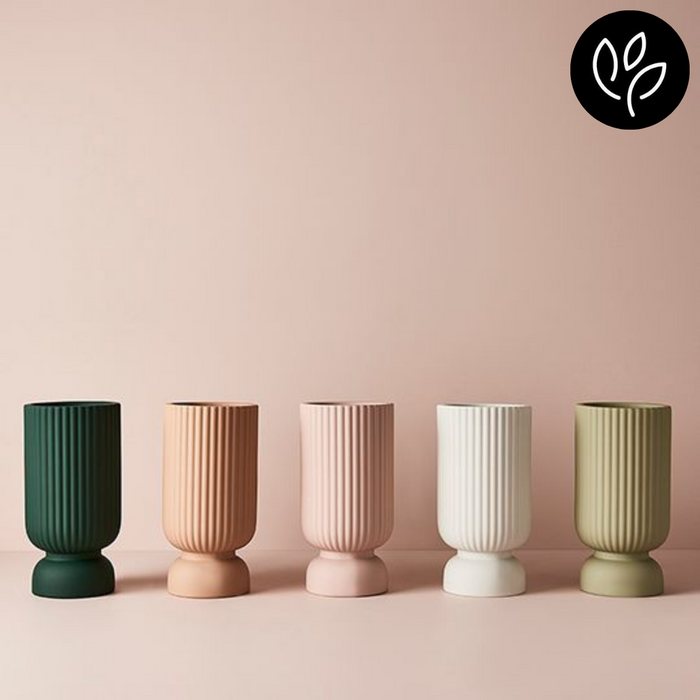 Ronis Vase Becca Pistachio 30cmhx15cmd