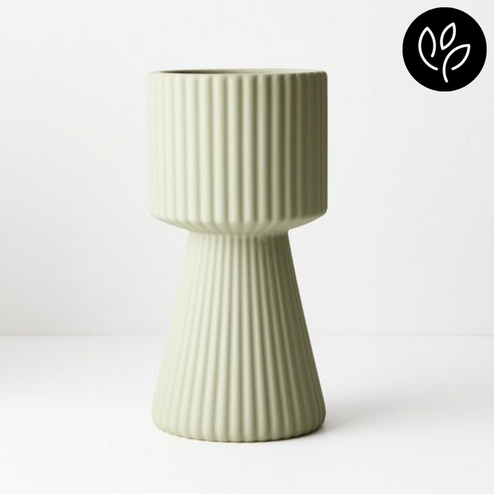 Ronis Vase Degana Pistachio 29cmhx15cmd