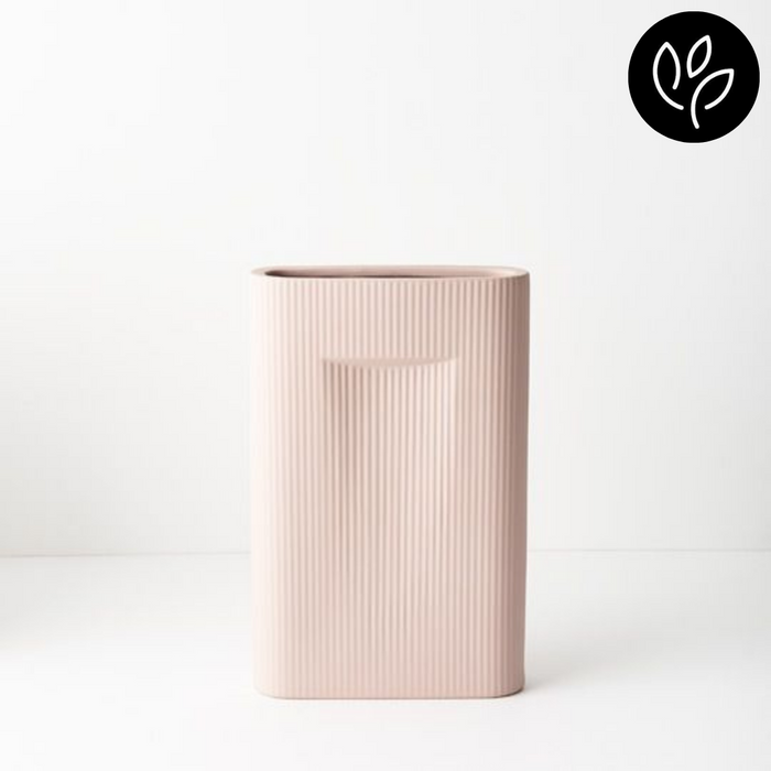 Ronis Vase Sable Light Pink 23.5cmlx35cmh