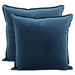 Ronis Velvet Cushion 45x45cm Ocean
