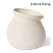 Ronis Wanda Vase Hessian White 25x25x24cm