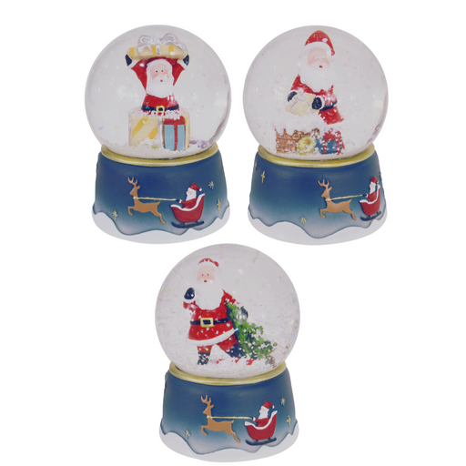 Waterball Midnight Sleigh 6.5cm 3 Asstd