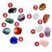 Ronis Wellness Healing Tumbled Gemstones 12 Asstd