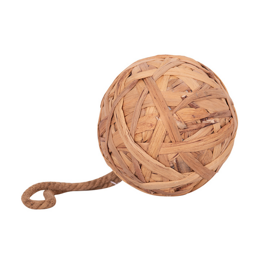 Ronis Woven Bauble Water Hyacinth 18cm