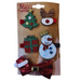 Christmas Hair Clips 5pk