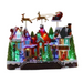 Christmas Led Village W/ Flying Sleigh & Music 39X20X33cm