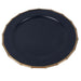 Navy Melamine Charger Plate D33cm