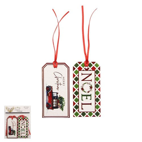 Nantucket Gift Tag 12pk 5x10cm 2 Asstd