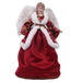 Angel Tree Topper W/ Red Gown 41cm