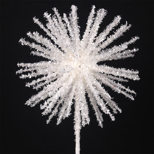 White Snow Starburst Stem D16cm