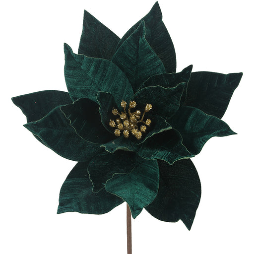 Emerald Green Poinsettia D31cm