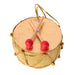 Tree Ornament Green Drum 10cm