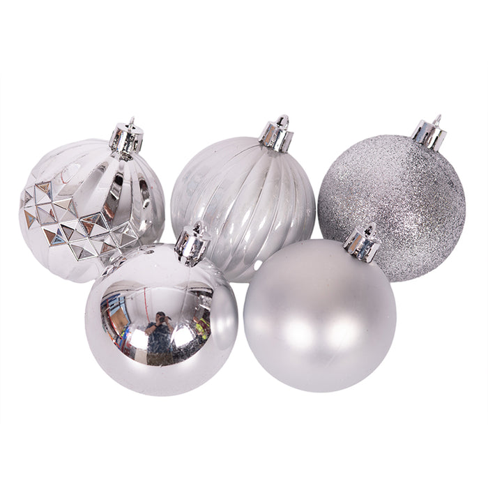 Bauble Sleigh Bells Christmas Shatterproof 6cm 35pk