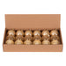 3A Gold Shatterproof Bauble 8cm In PDQ Tray