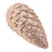 Champagne Glitter Pinecone Polyfoam Hanging Ornament 23cm