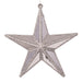 Silver Mirror Celestial Star Tree Ornament 15cm