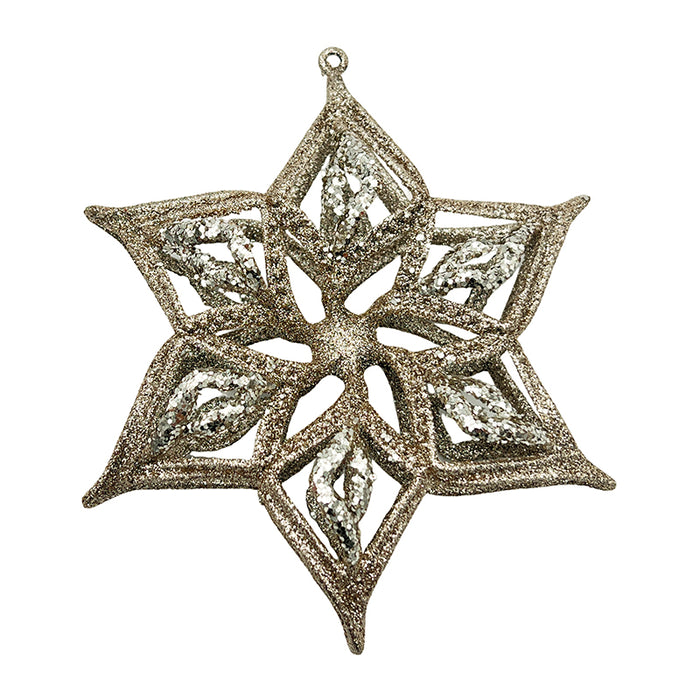 2D Star Tree Ornament 14cm