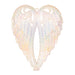 White Iridescent Angel Wing Acrylic Tree Ornament 11X14.3cm