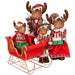 S5 Musical Christmas Mouse Family in Sleigh