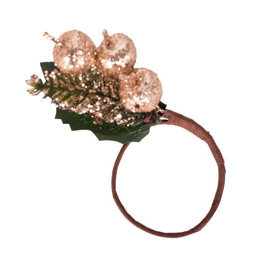 Gold Berry Napkin Ring 5cm