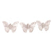 Silver Butterfly with Clip 7x5cm 3pk