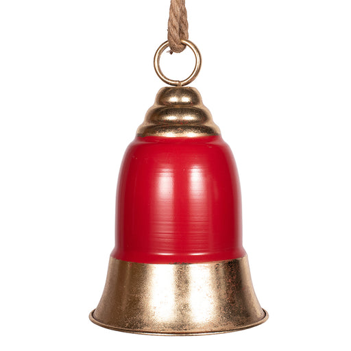 Red and Gold Metal Bell D20x32cm