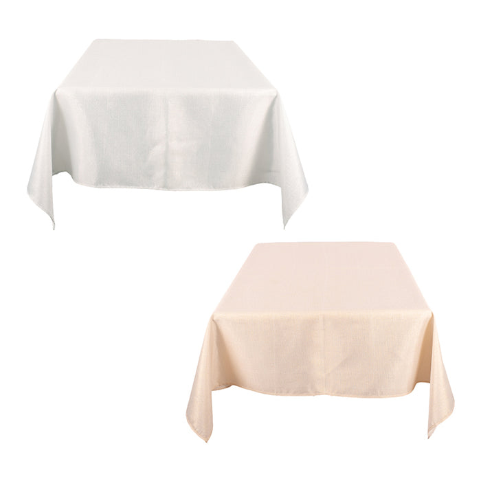 Lurex Christmas Table Cloth Gold and Silver 178x132cm