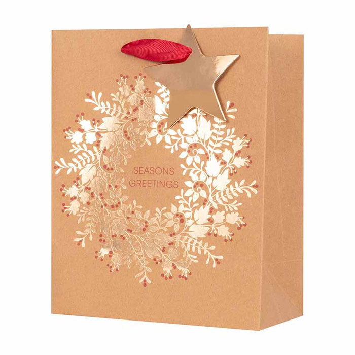 Medium Kraft Gift Bag 17.8x23x9.8cm