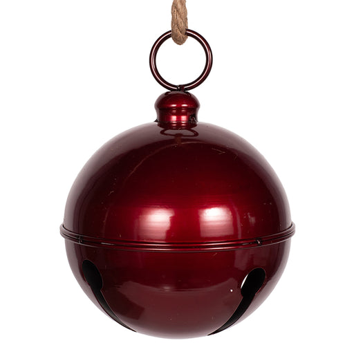 Shiny Red Metal Bell D24cm