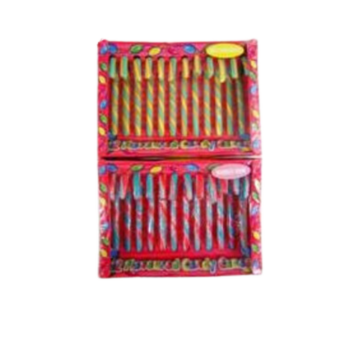 Candy Canes Asstd 12pk