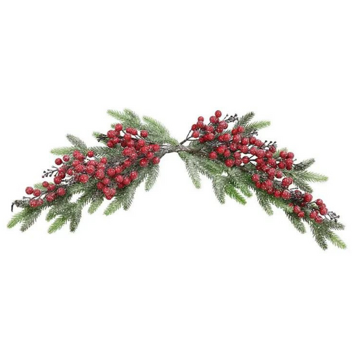 Icy Pine Berries Swag 60cm