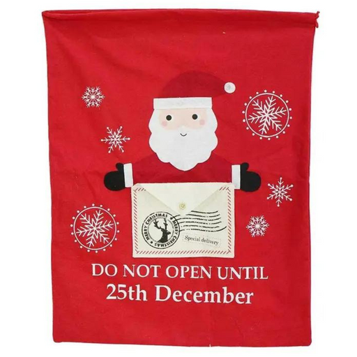 Felt Santa Sack W/ Envelope 50X65cm