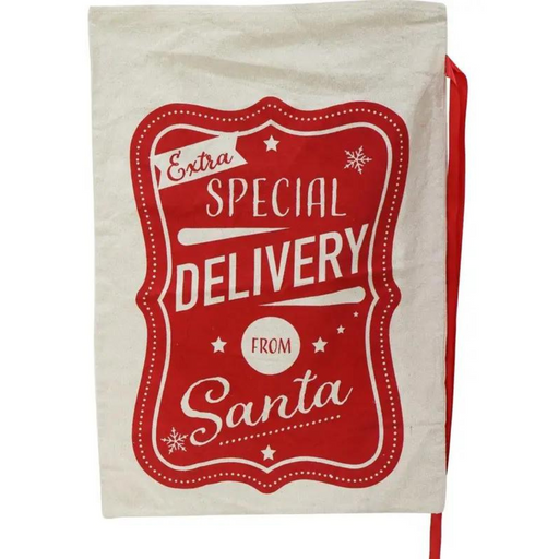 Cotton Sack Special Delivery W/ Ribbon 48X70cm