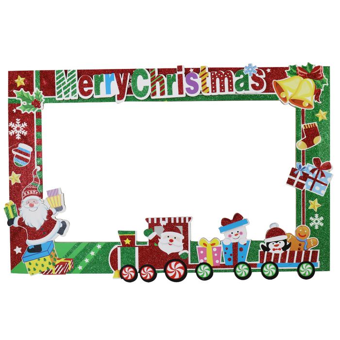 Christmas Giant Selfie Frame 86x57cm