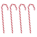 Deco Candy Canes Asstd 15cm 4pk