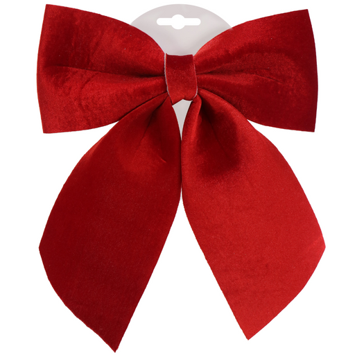 Red Velvet Bow 29x40cm