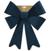 Winter Bow Embossed Velvet Asstd 38x50cm