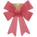 Classic Striped Bow Asstd 38x50cm