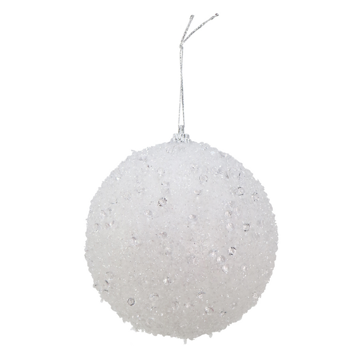 Icy Tinsel Bauble Asst