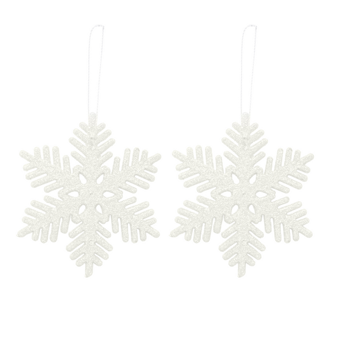 Hanging Snowflake Deco 3pk