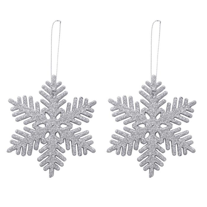 Hanging Snowflake Deco 3pk