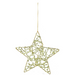 Hanging Metallic Star 15cm