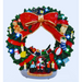 LED Musical Santa Wreath Scene USB