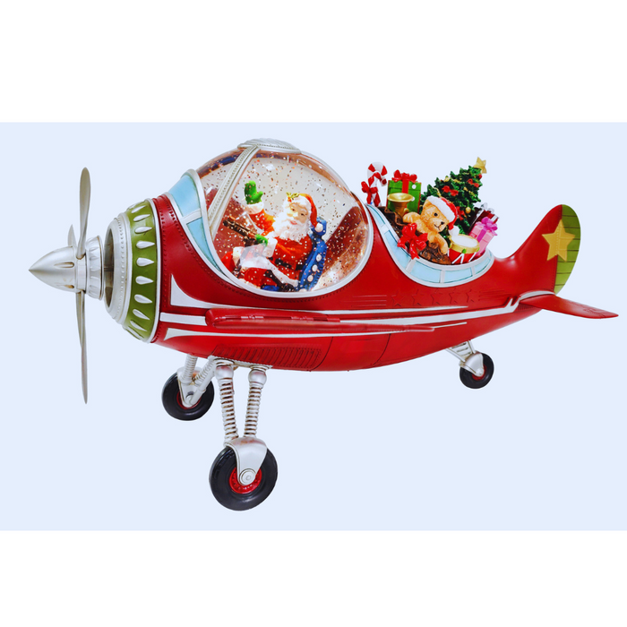 Glitter Swirl Musical Plane Spin Proppelor USB