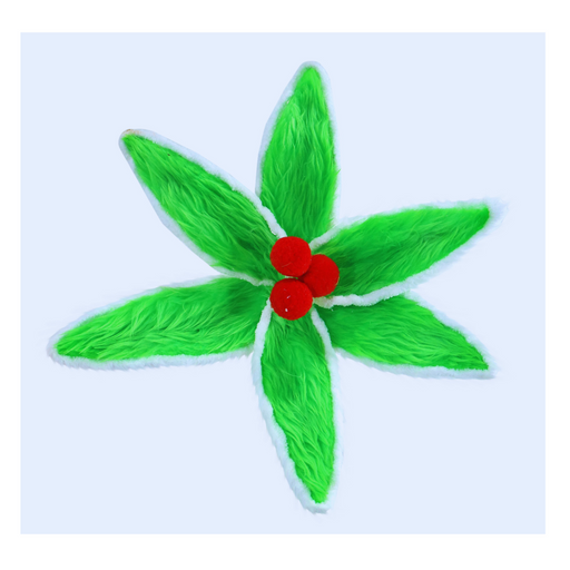 Mean Green Fur Flower 38cm