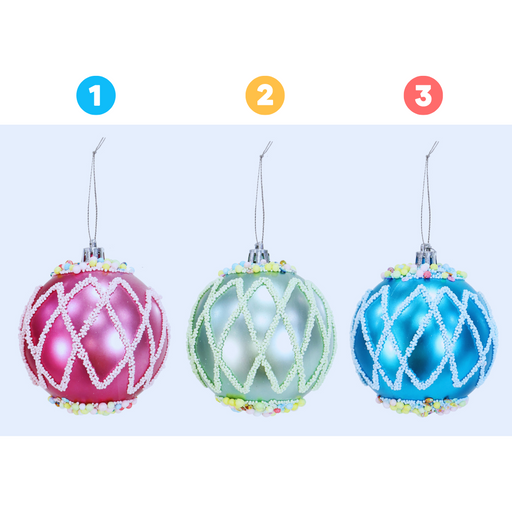 Glossy Candy Bauble Asstd