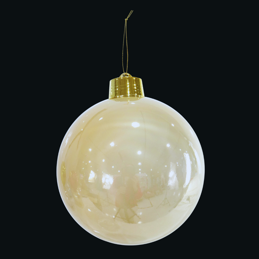 Bauble Pearl Gold 20cm