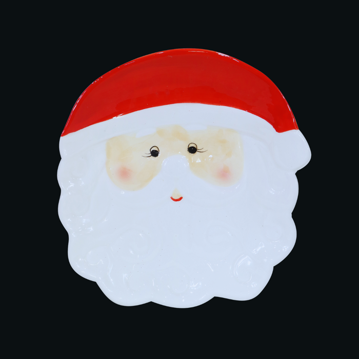 Ceramic Santa Plate