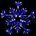 LED Acrylic Snowflake Flashing 65cm